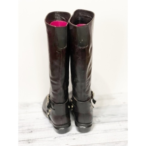 Kenneth Cole Tall Black Riding Leather Boots - Picture 6 of 6